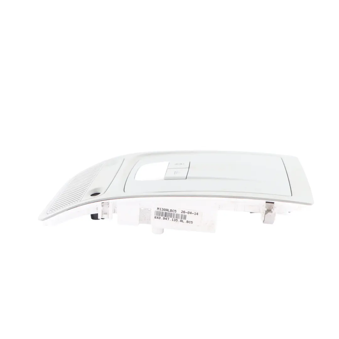 Audi A1 8X Interrupteur d'éclairage intérieur toit lampe avant gris A2218703586 - SKU 8X0947135AL - Numéro de pièce 8X0947135AL