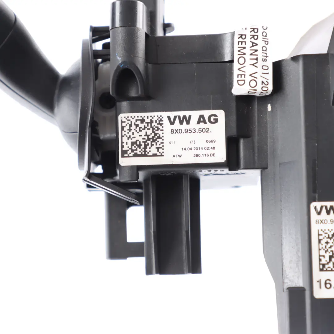 Audi A1 8X Interrupteur Combiné D'Essuie-Glace Et De Clignotant - SKU 8X0953502 - Numéro de pièce 8X0953502