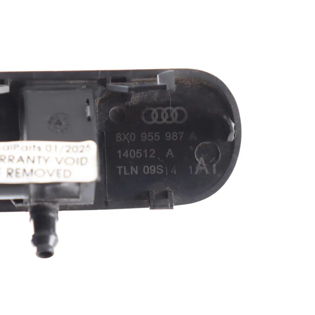 Audi A1 8X Front Windscreen Windshield Spray Jet Nozzle - SKU 8X0955987A - Part number 8X0955987A