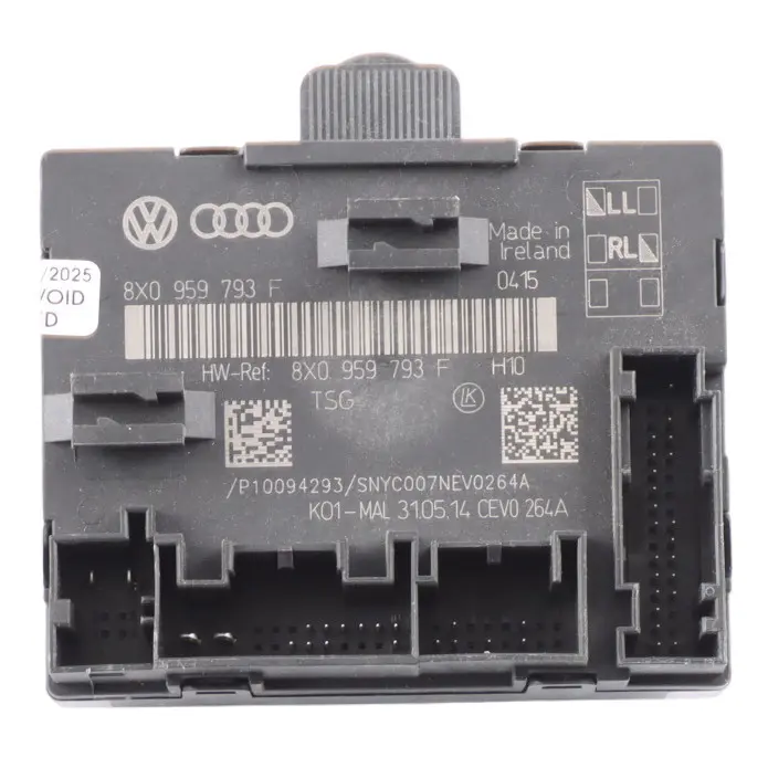 Moduł Sterownik Drzwi Przednich Prawych Przód Prawy do Audi A1 8X o numerze 8X0959793F Audi A1 8X Moduł Sterownik Drzwi Przednich Prawych Przód Prawy - SKU 8X0959793F - Numer Części 8X0959793F