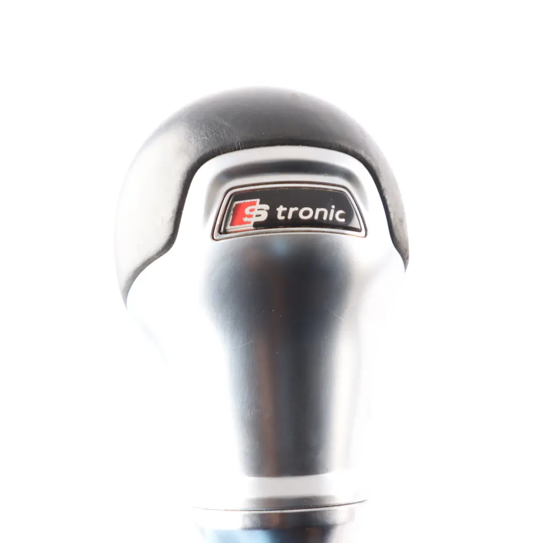 Shift Gear Knob Speed Leather S-Tronic Cover Trim to Audi A1 8X with Part number 8X2713139G Audi A1 8X Shift Gear Knob Speed Leather S-Tronic Cover Trim - SKU 8X2713139G-1 - Part number 8X2713139G