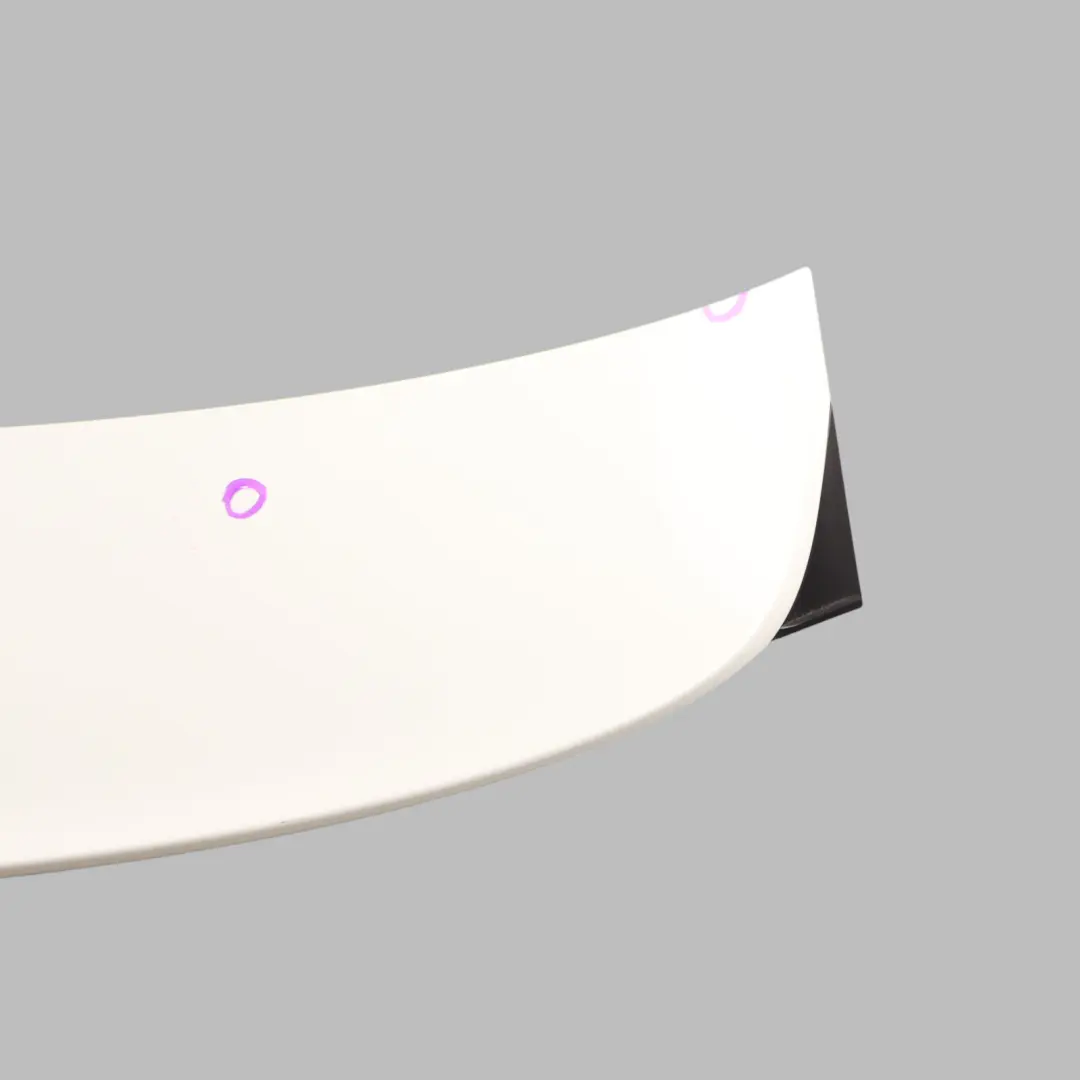 Audi A1 8X Aileron De Coffre Arrière Garniture Becquet Blanc Amalfi - SKU 8X3827933E-AWH - Numéro de pièce 8X3827933E