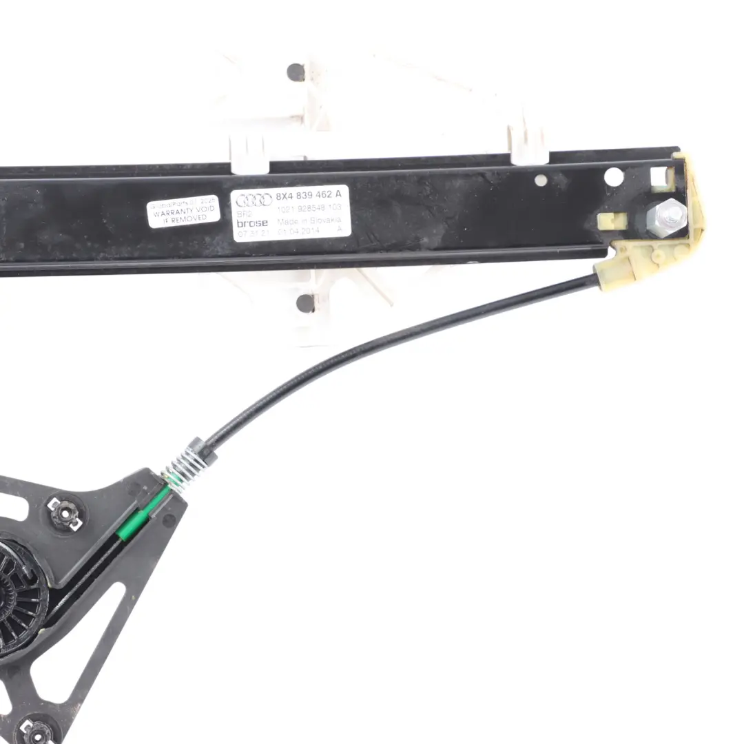 Fensterheber Heber Elektrische Tür Hinten Rechts für Audi A1 8X mit Teilenummer 8X4839462A Audi A1 8X Fensterheber Heber Elektrische Tür Hinten Rechts - SKU 8X4839462A - Teilenummer 8X4839462A