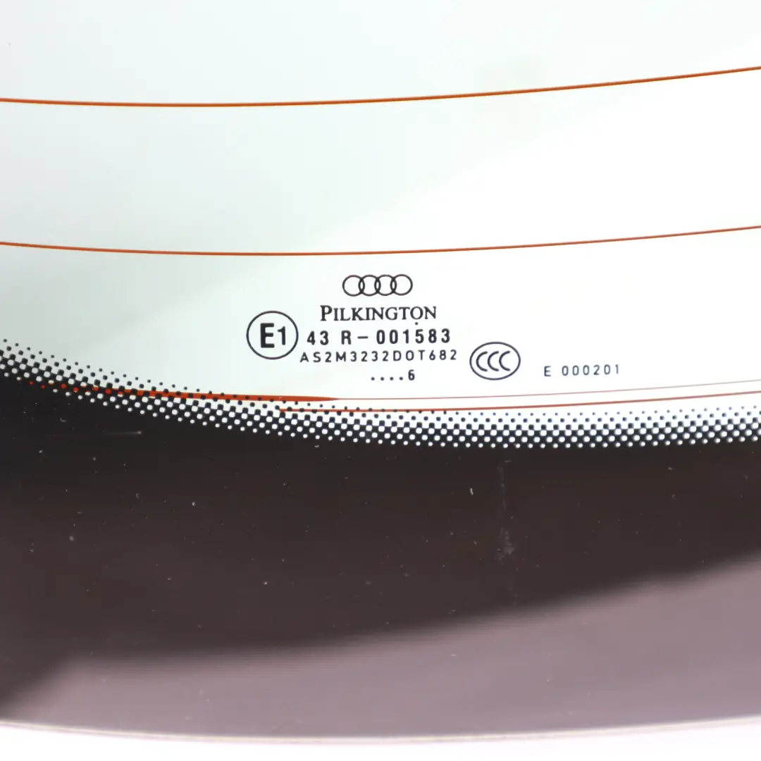 Audi A1 8X Heckklappe Kofferraum Deckel Fenster AS2 Verglasung - SKU 8X4845501A-1 - Teilenummer 8X4845501A
