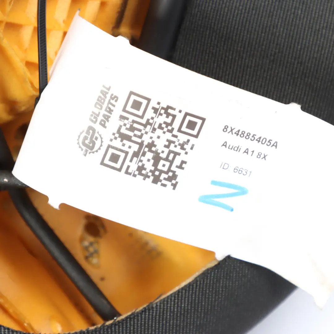 Couch Bench Cloth Fabric Leather Black Soul to Audi A1 8X Seat Cover with Part number 8X4885405A Audi A1 8X Seat Cover Couch Bench Cloth Fabric Leather Black Soul - SKU 8X4885405A - Part number 8X4885405A