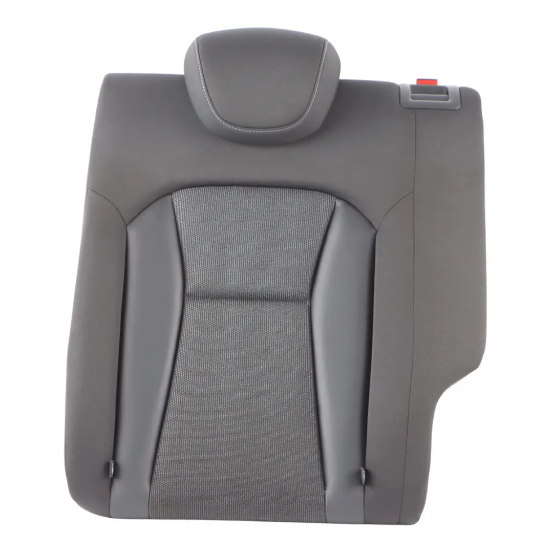 Audi A1 8X Seat Backrest Cover Rear Left N/S Black Cloth Fabric 8X4885805A - SKU 8X4885805B - Part number 8X4885805B