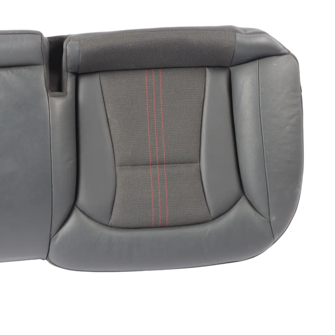 Audi S1 8X Rücksitzbezug Couch Bank Schwarz Tomatenrot Leder Stoff - SKU 8XG885405 - Teilenummer 8XG885405