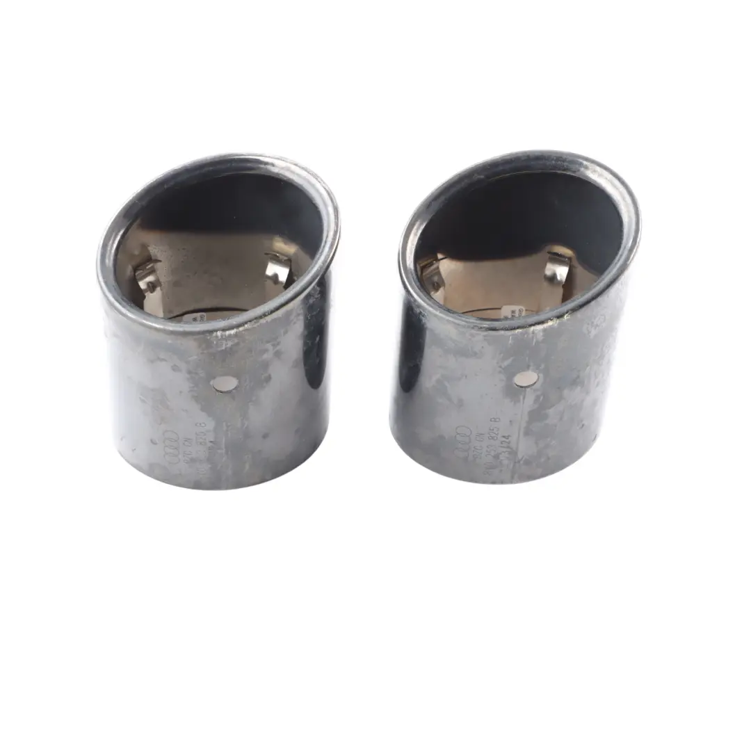 Audi S3 8Y Quattro Rear Muffler Exhaust Ends SET Chrome - SKU 8Y0253825B - Part number 8Y0253825B