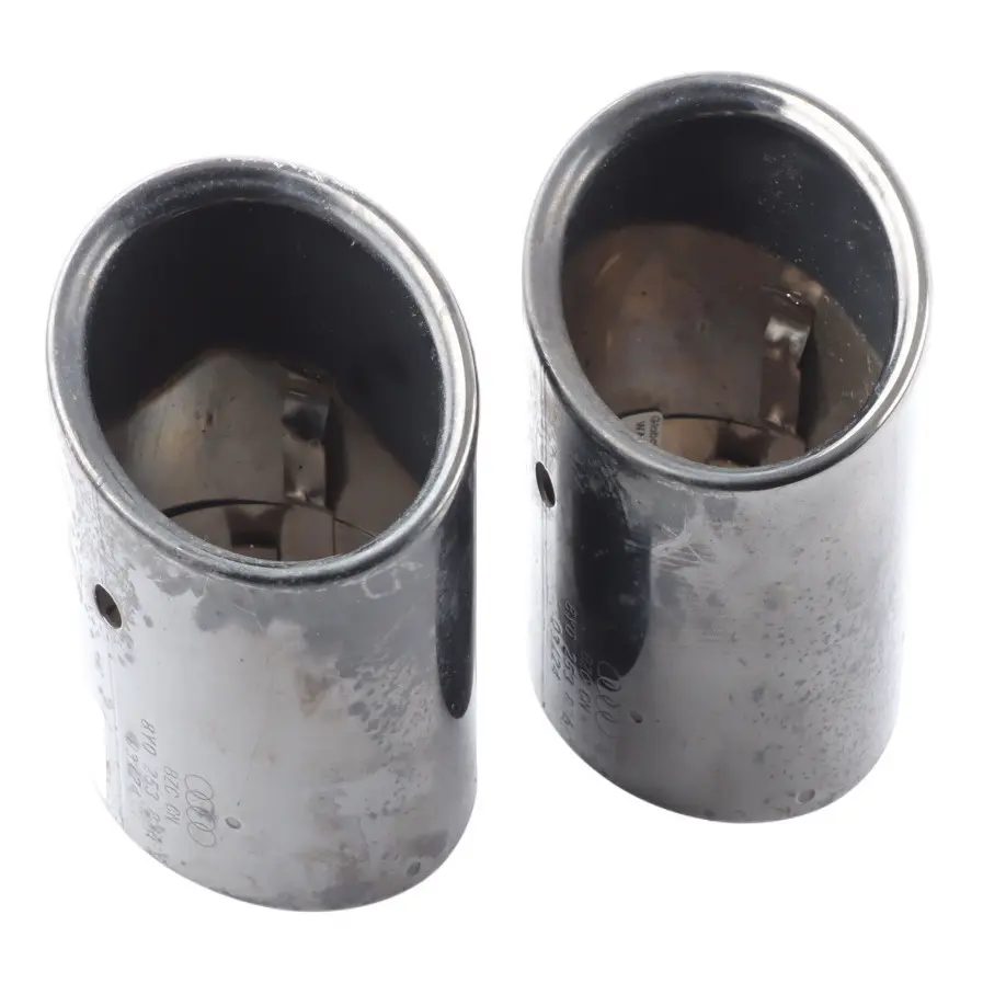 8Y Quattro Rear Muffler Exhaust Ends SET Chrome to Audi S3 with Part number 8Y0253826 Audi S3 8Y Quattro Rear Muffler Exhaust Ends SET Chrome - SKU 8Y0253826 - Part number 8Y0253826
