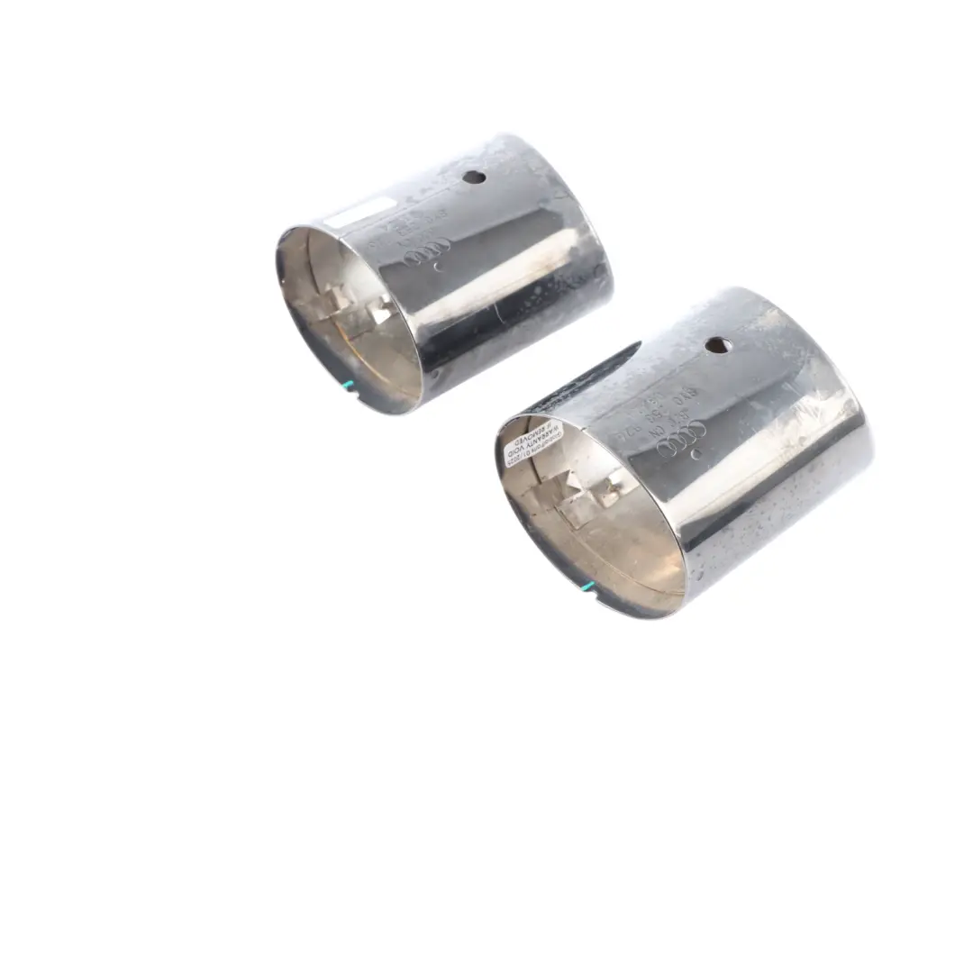 8Y Quattro Rear Muffler Exhaust Ends SET Chrome to Audi S3 with Part number 8Y0253826 Audi S3 8Y Quattro Rear Muffler Exhaust Ends SET Chrome - SKU 8Y0253826 - Part number 8Y0253826