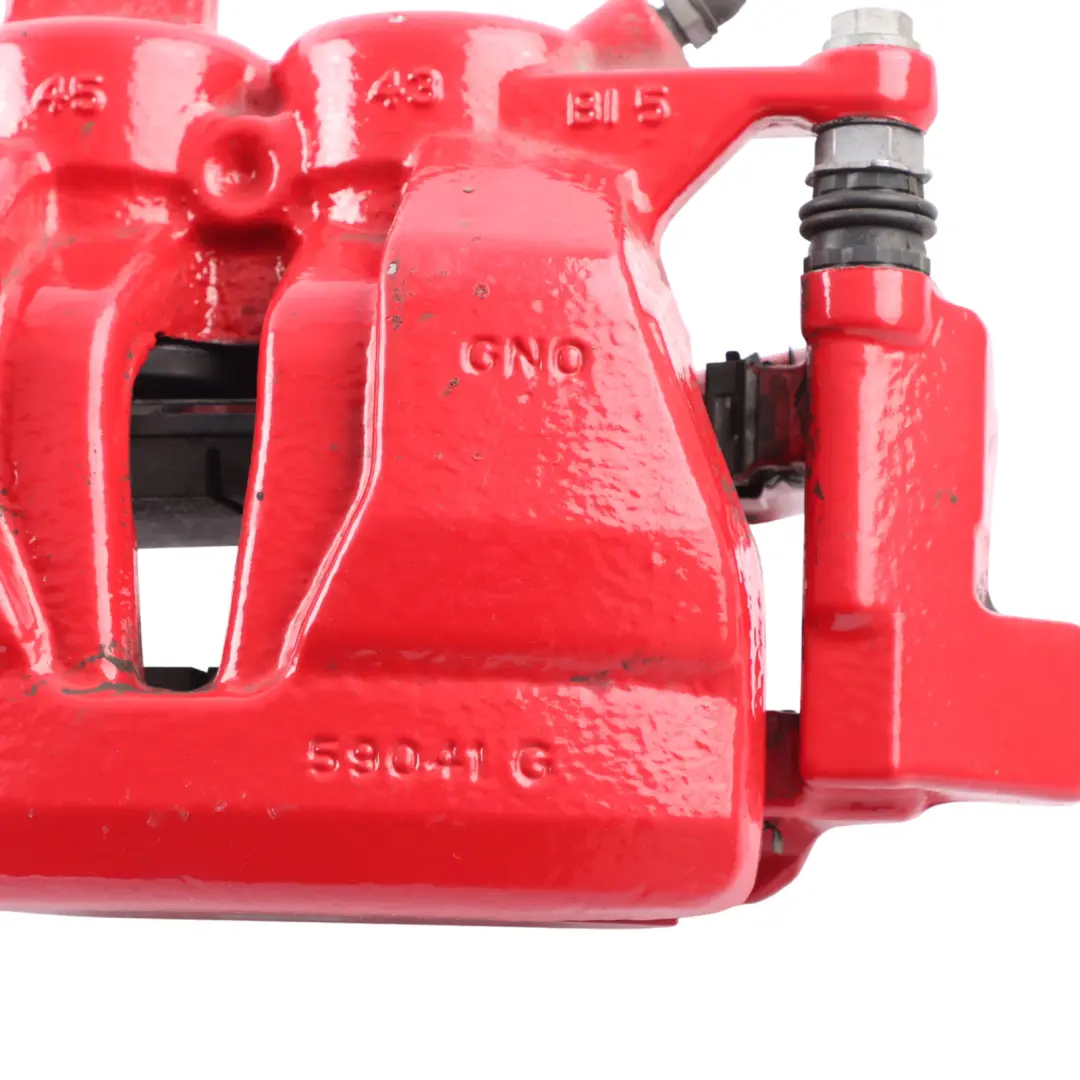 8Y Brake Caliper Front Left N/S Wheel Brake Unit Red to Audi A3 S3 with Part number 8Y0615123A Audi A3 S3 8Y Brake Caliper Front Left N/S Wheel Brake Unit Red - SKU 8Y0615123A - Part number 8Y0615123A