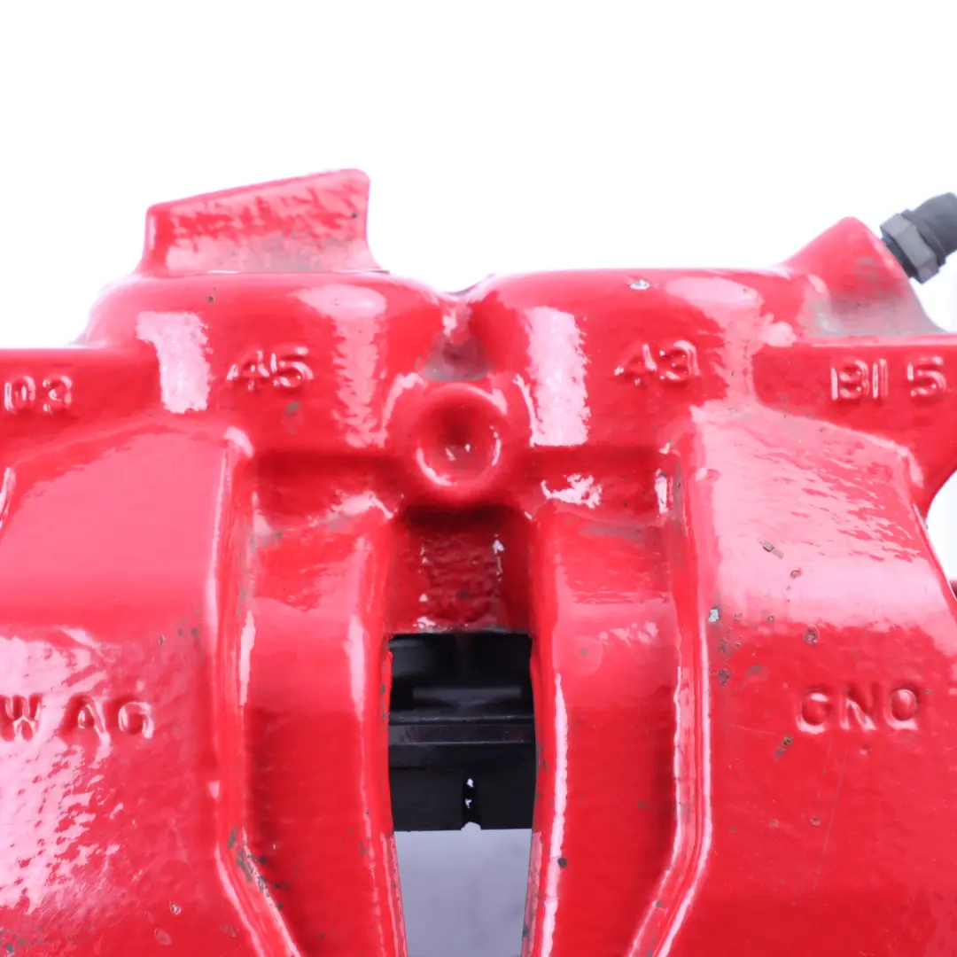 8Y Brake Caliper Front Left N/S Wheel Brake Unit Red to Audi A3 S3 with Part number 8Y0615123A Audi A3 S3 8Y Brake Caliper Front Left N/S Wheel Brake Unit Red - SKU 8Y0615123A - Part number 8Y0615123A