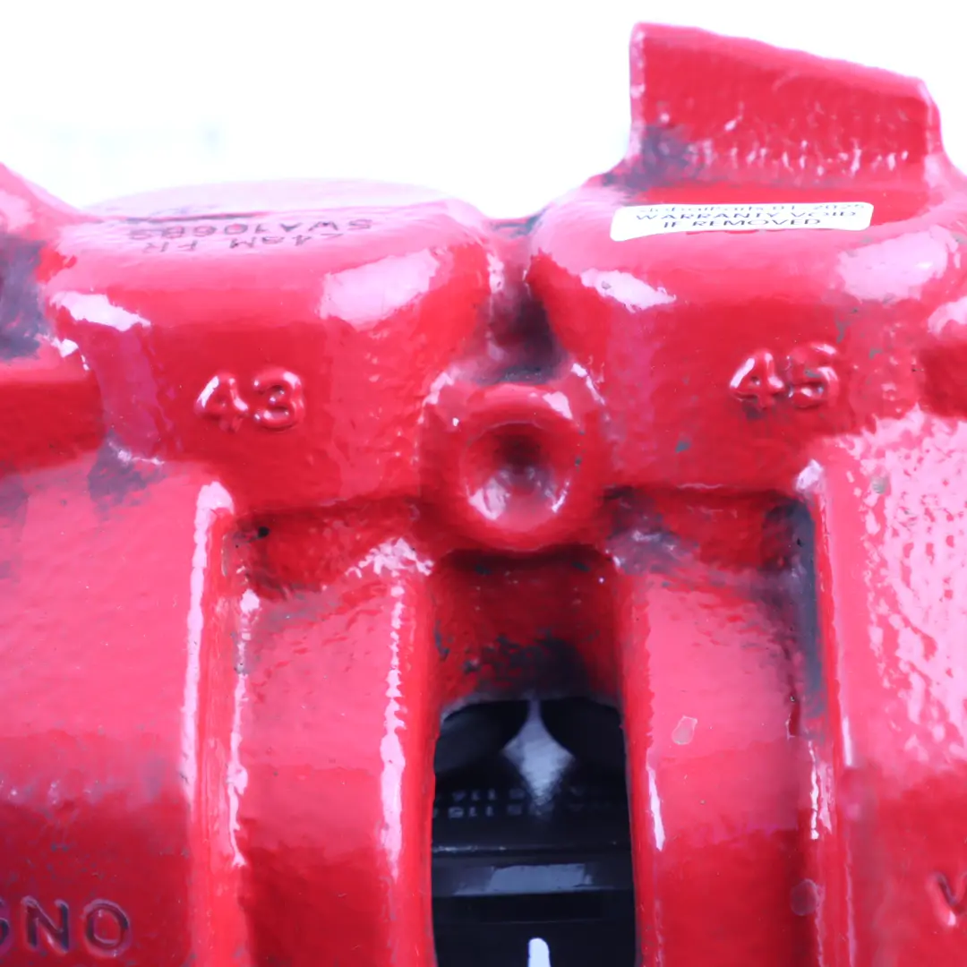 Audi A3 S3 8Y Brake Caliper Front Right O/S Wheel Brake Unit Red - SKU 8Y0615124A - Part number 8Y0615124A