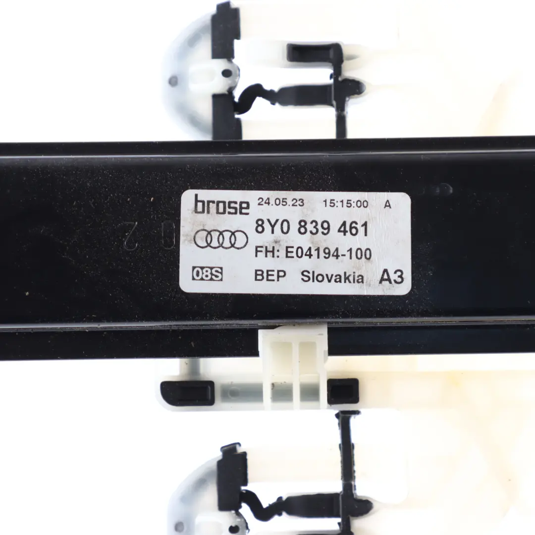 Audi A3 S3 8Y Rear Left N/S Door Window Lifter Regulator - SKU 8Y0839461 - Part number 8Y0839461