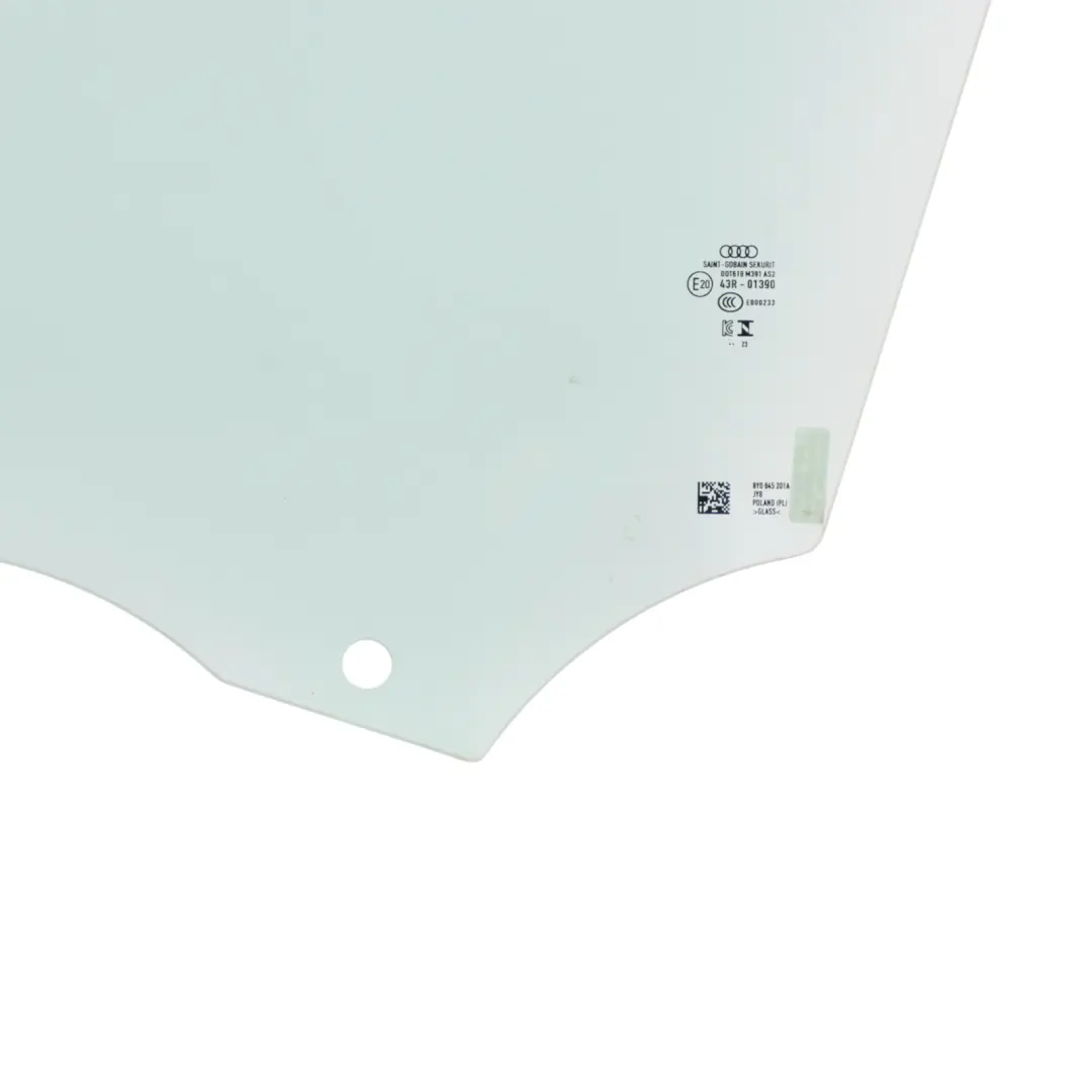 Audi A3 8Y Sportback Door Window Glass Front Left N/S AS2 Green Glazing - SKU 8Y0845201A - Part number 8Y0845201A