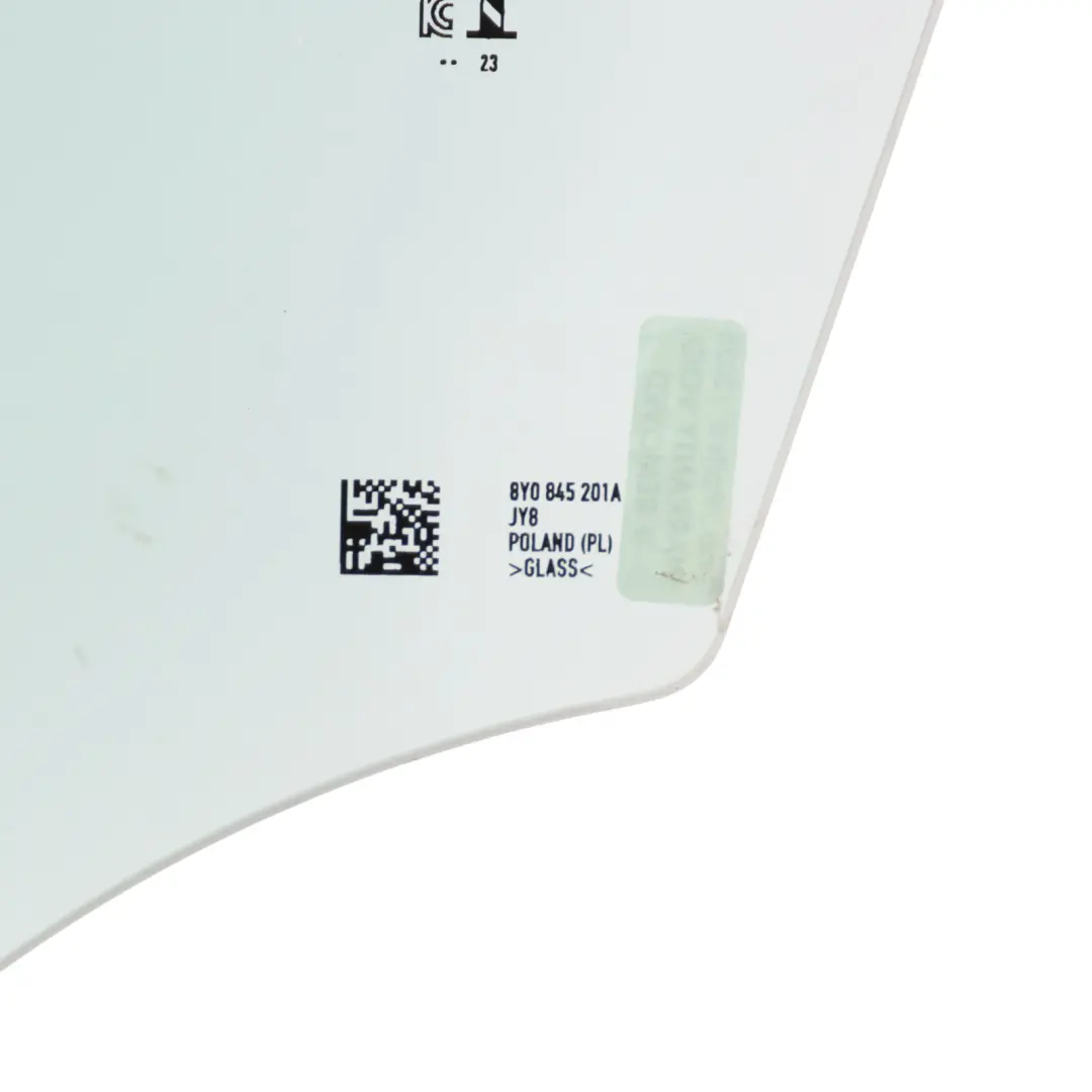 Audi A3 8Y Sportback Door Window Glass Front Left N/S AS2 Green Glazing - SKU 8Y0845201A - Part number 8Y0845201A
