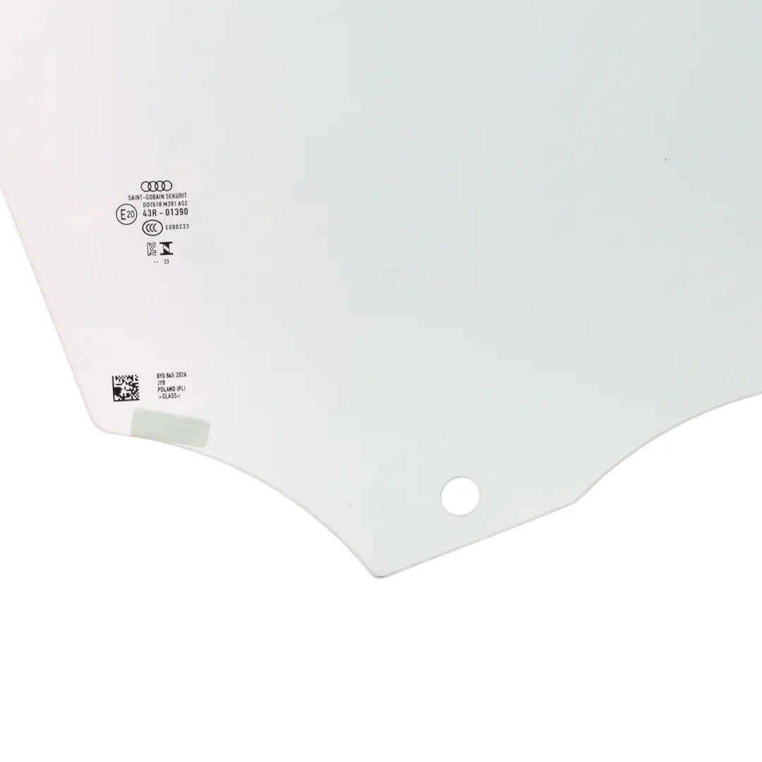 8Y Sportback Door Window Glass Front Right O/S AS2 Green Glazing to Audi A3 with Part number 8Y0845202A Audi A3 8Y Sportback Door Window Glass Front Right O/S AS2 Green Glazing - SKU 8Y0845202A - Part number 8Y0845202A