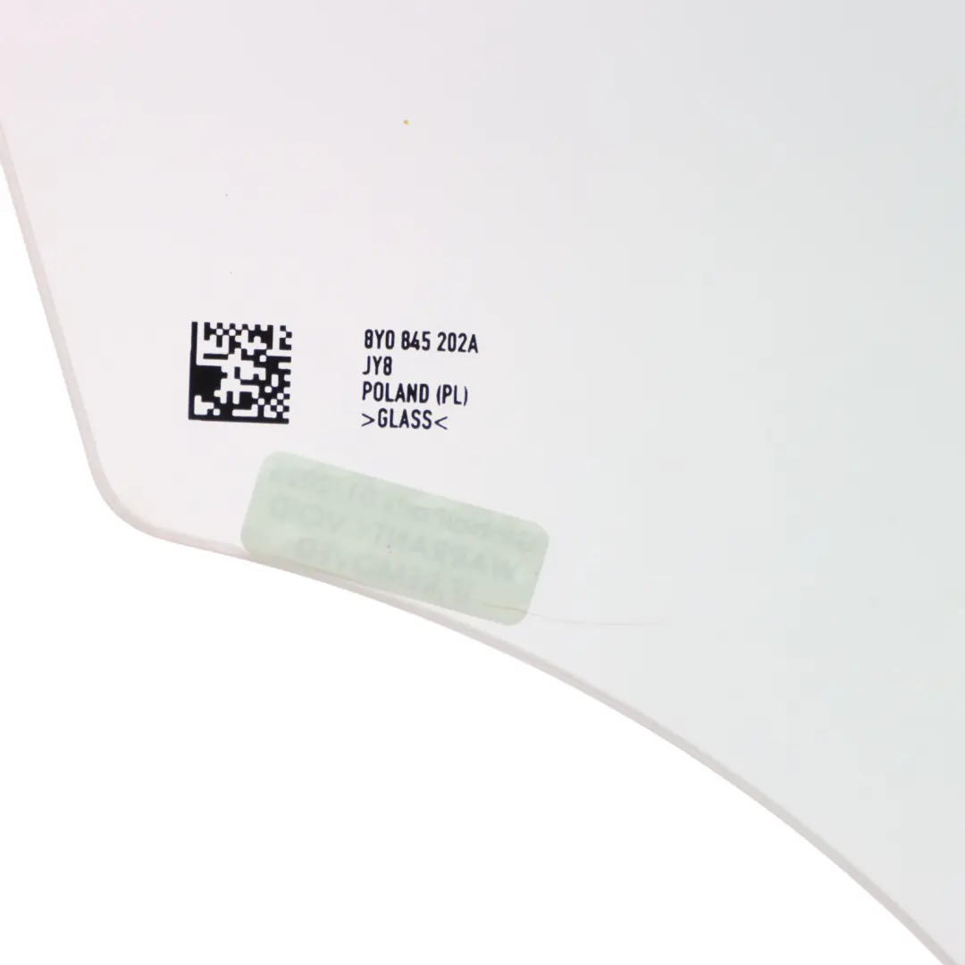 Audi A3 8Y Sportback Door Window Glass Front Right O/S AS2 Green Glazing - SKU 8Y0845202A - Part number 8Y0845202A