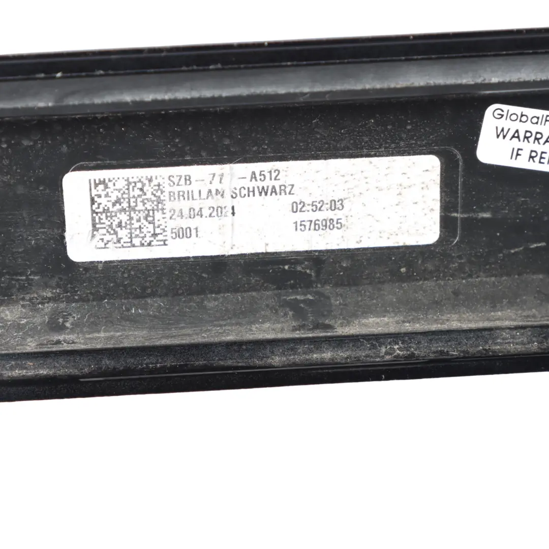 Audi S3 8Y Seitenschweller Rechts Tür Schweller Abdeckung Mythisch Schwarz - Y9T - SKU 8Y0853860-MYB - Teilenummer 8Y0853860