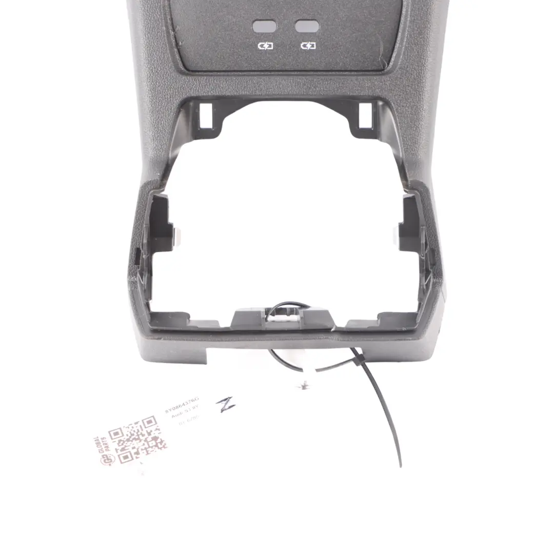 Audi S3 8Y Rear Centre Console Fresh Air Vent Grille Trim Cover - SKU 8Y0864376G - Part number 8Y0864376G