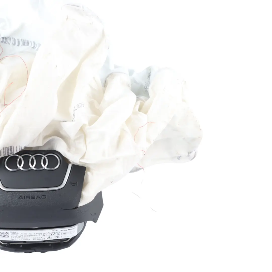 Audi S3 8Y Steering Wheel Driver Air Module Unit DAMAGED - SKU 8Y0880201K-1 - Part number 8Y0880201K