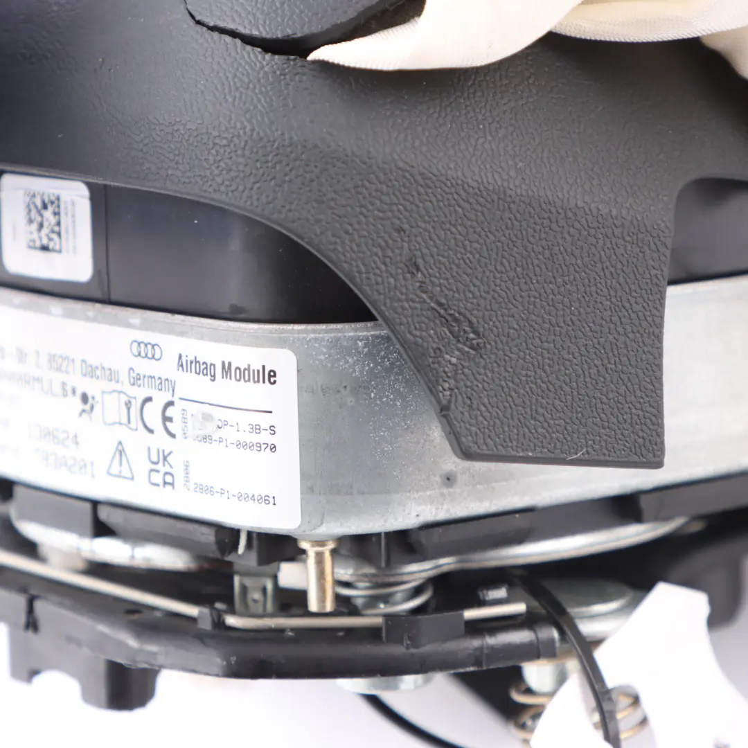 Audi S3 8Y Steering Wheel Driver Air Module Unit DAMAGED - SKU 8Y0880201K-1 - Part number 8Y0880201K