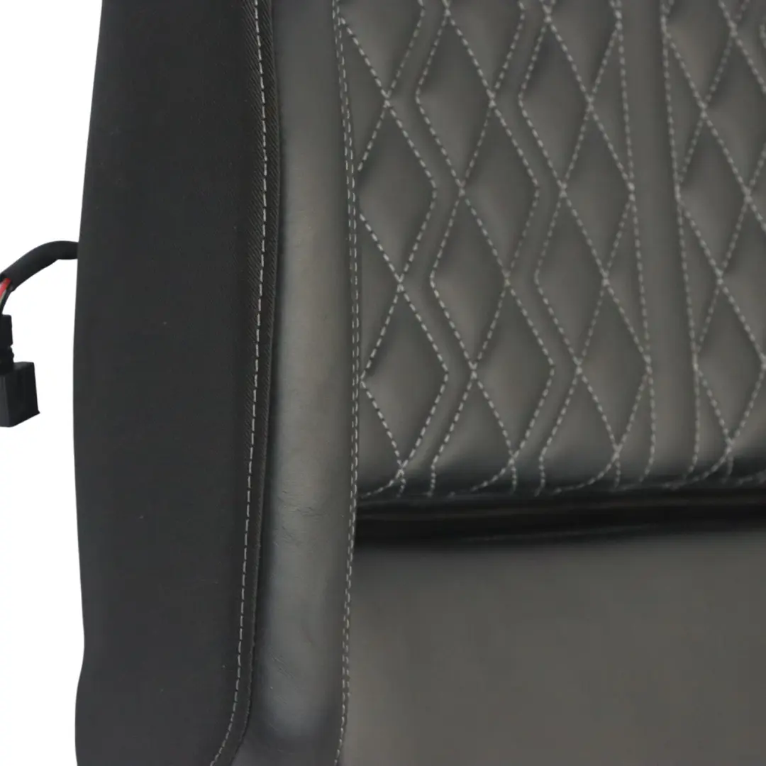 Audi S3 8Y Coussin de siège sport avant gauche chauffant en cuir Soul Noir Gris - SKU 8Y0881405K - Numéro de pièce 8Y0881405K