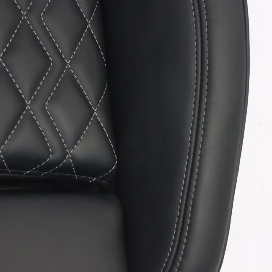 Audi S3 8Y Sport Seat Cushion Front Left N/S Heated Leather Soul Black Grey - SKU 8Y0881405K - Part number 8Y0881405K