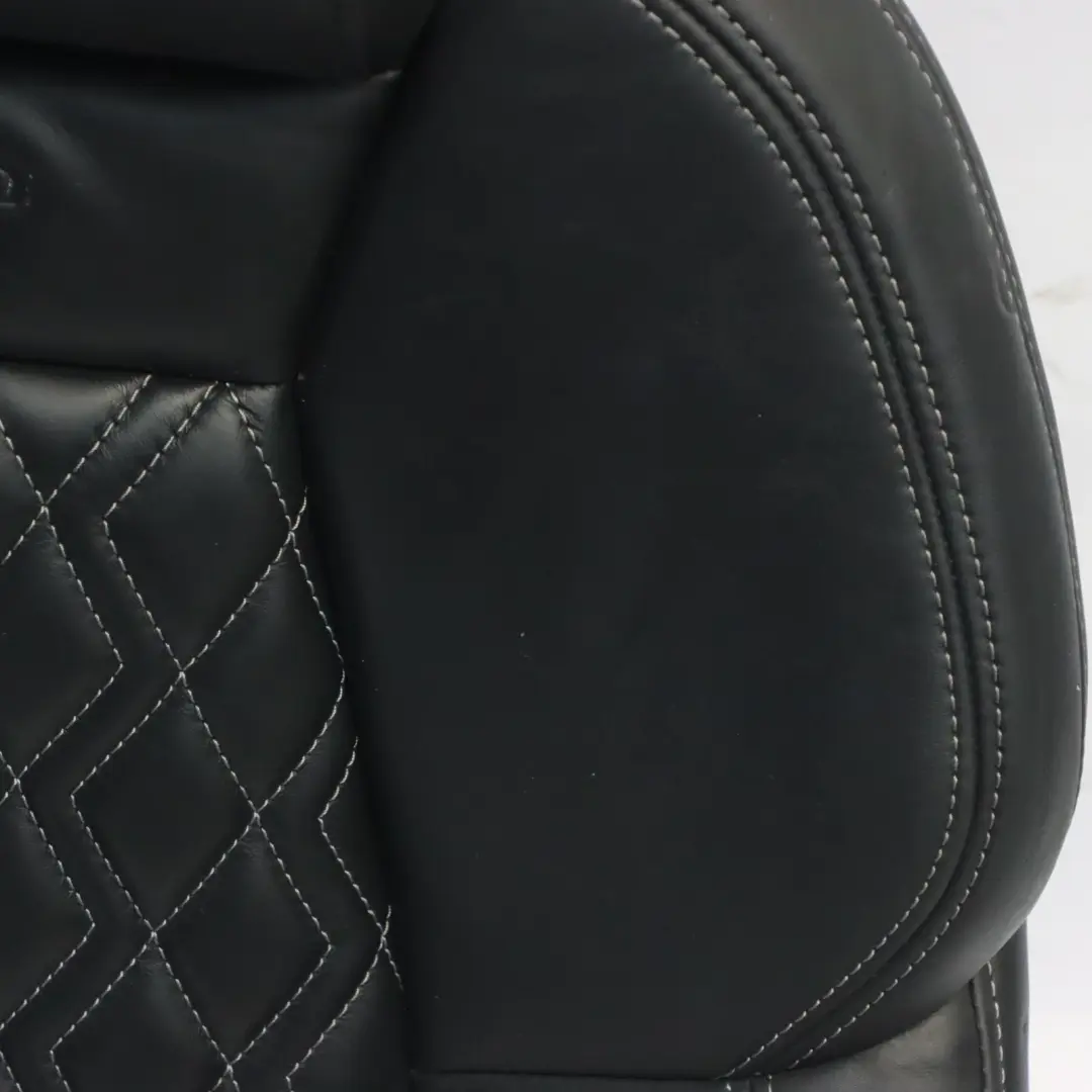 Audi S3 8Y Siège Sport Dossier Avant Droit Chauffant Cuir Soul Noir Gris - SKU 8Y0881802K - Numéro de pièce 8Y0881802K