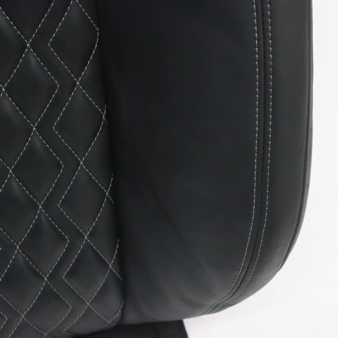 Audi S3 8Y Sport Seat Backrest Front Right O/S Heated Leather Soul Black Grey - SKU 8Y0881802K - Part number 8Y0881802K