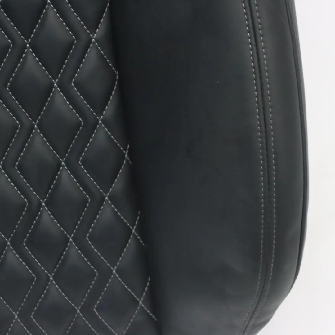 Audi S3 8Y Sport Seat Backrest Front Left N/S Heated Leather Soul Black Grey - SKU 8Y0881805AD - Part number 8Y0881805AD