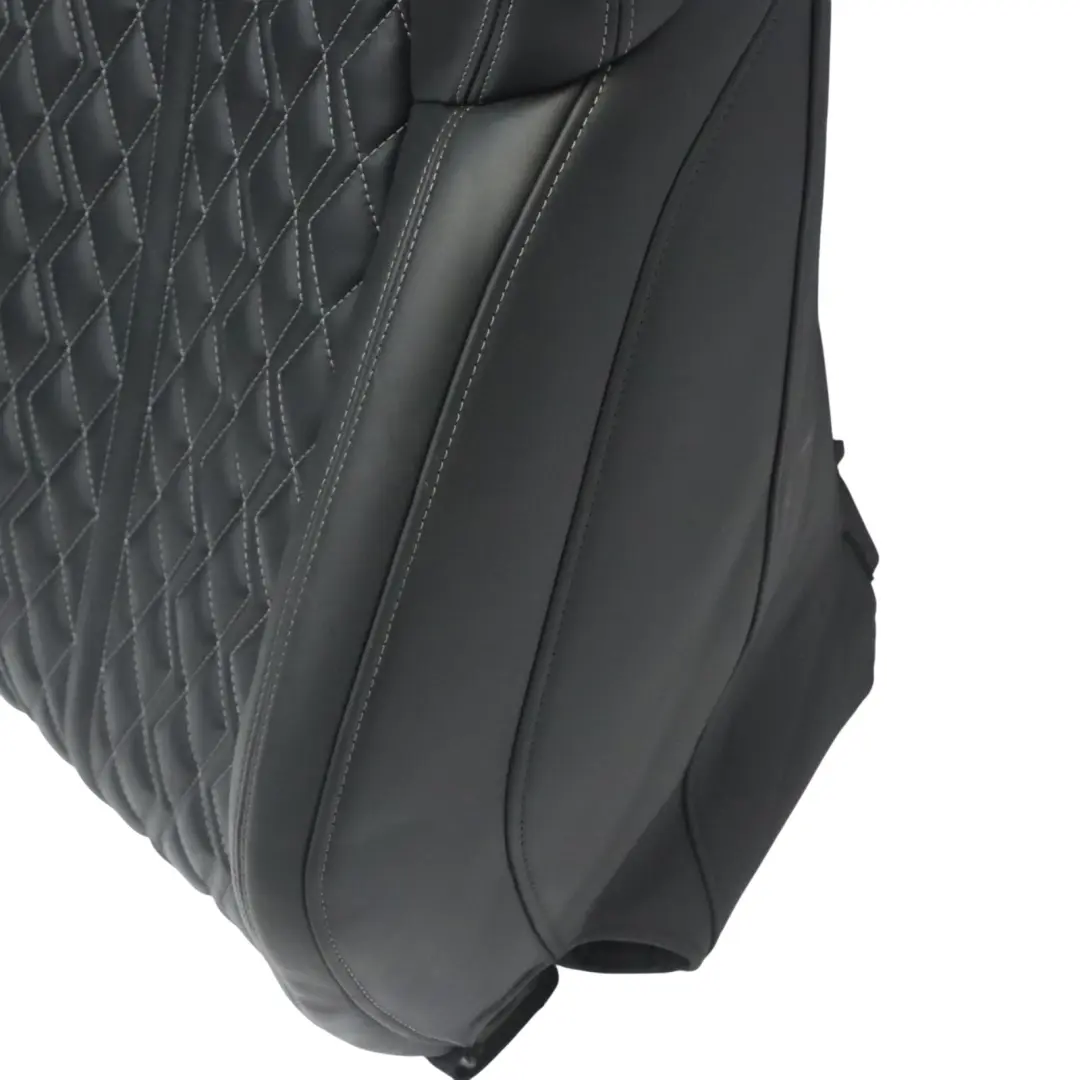Audi S3 8Y Sport Seat Backrest Front Left N/S Heated Leather Soul Black Grey - SKU 8Y0881805AD - Part number 8Y0881805AD