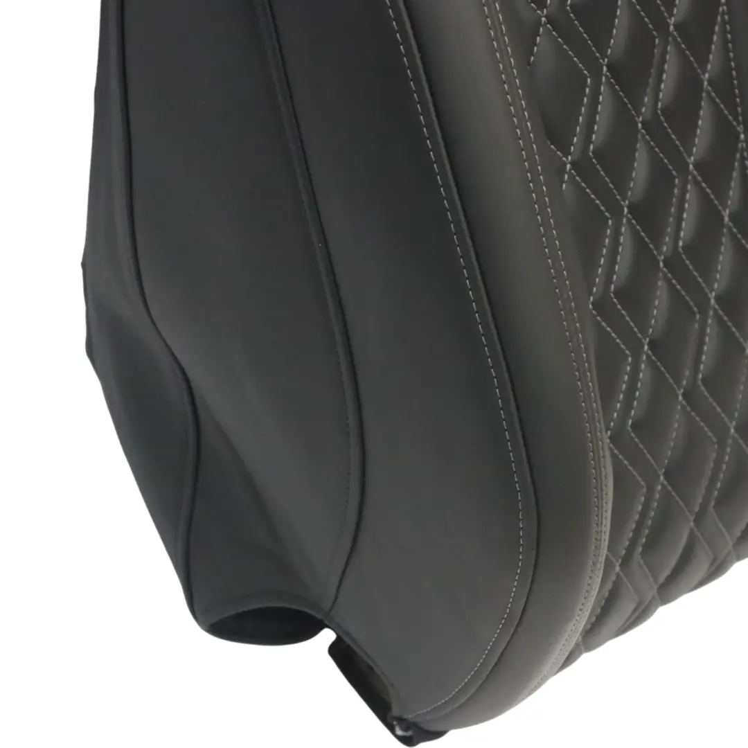 Audi S3 8Y Sport Seat Backrest Front Left N/S Heated Leather Soul Black Grey - SKU 8Y0881805AD - Part number 8Y0881805AD