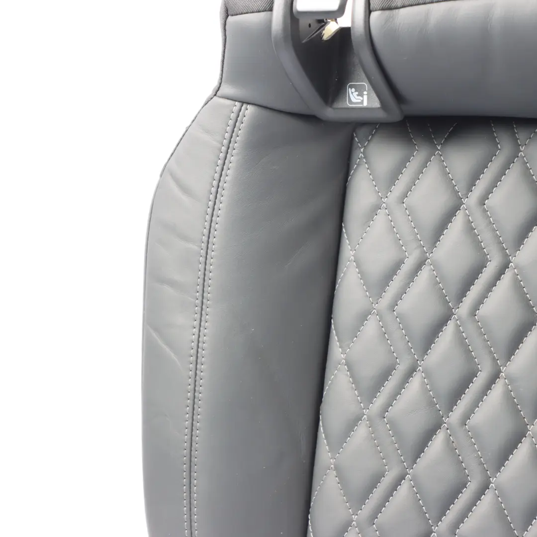 Audi A3 S3 8Y Sportback Rear Bench Seat Cover Leather Soul Black - SKU 8Y0885403R - Part number 8Y0885403R