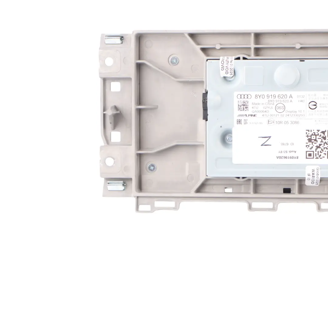 Audi A3 S3 8Y Dashboard Surround Screen Display Trim Cover Panel - SKU 8Y0919620A - Part number 8Y0919620A