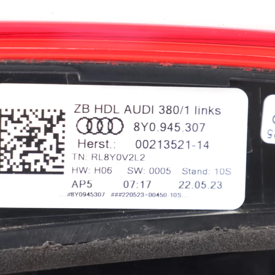 8Y Heckklappe Kofferraum Deckel Leuchte Links LED Innen für Audi S3 mit Teilenummer 8Y0945307 Audi S3 8Y Heckklappe Kofferraum Deckel Leuchte Links LED Innen - SKU 8Y0945307 - Teilenummer 8Y0945307