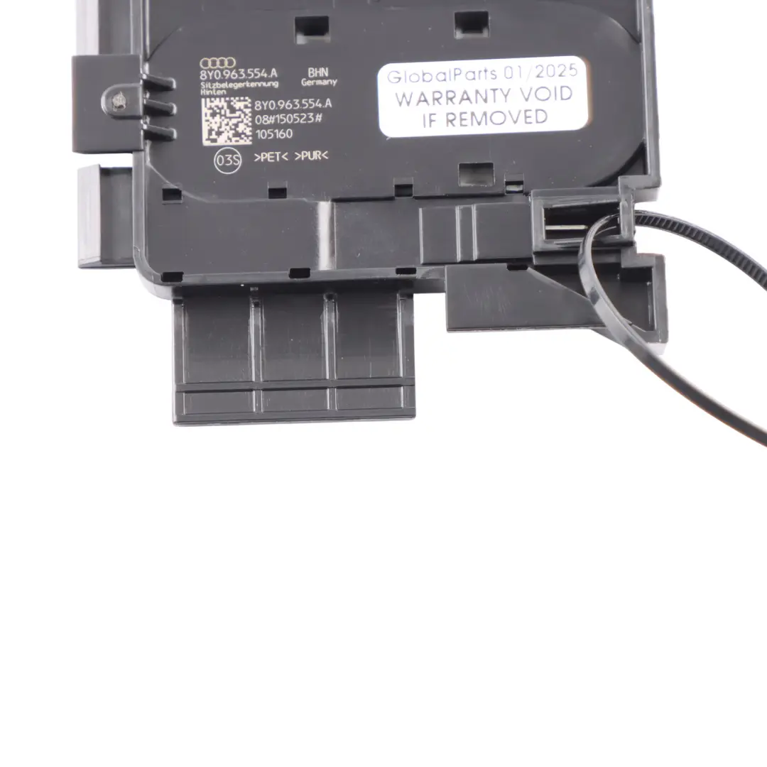 8Y Rücksitz Couch Belegung Erkennung Sensoreinheit für Audi S3 mit Teilenummer 8Y0963554A Audi S3 8Y Rücksitz Couch Belegung Erkennung Sensoreinheit - SKU 8Y0963554A - Teilenummer 8Y0963554A