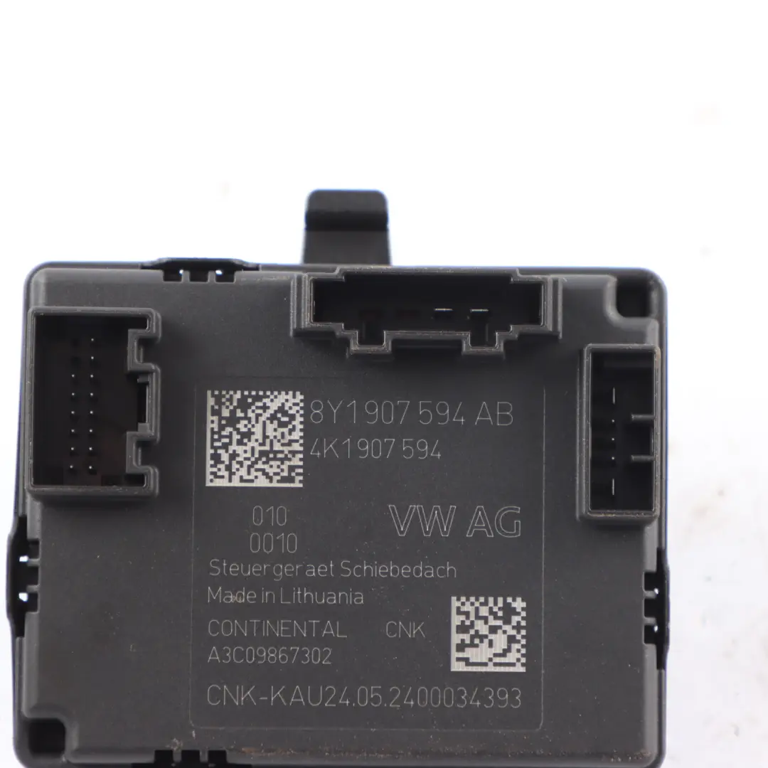 Audi S3 8Y Top Sunroof Control Module Unit ECU - SKU 8Y1907594AB - Part number 8Y1907594AB
