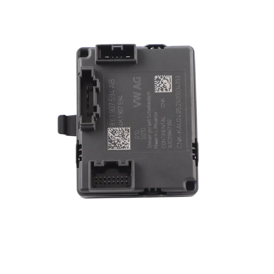 8Y Seat Ibiza KJ1 Top Sunroof Control Module Unit ECU to Audi S3 with Part number 8Y1907594AB Audi S3 8Y Seat Ibiza KJ1 Top Sunroof Control Module Unit ECU - SKU 8Y1907594AB - Part number 8Y1907594AB