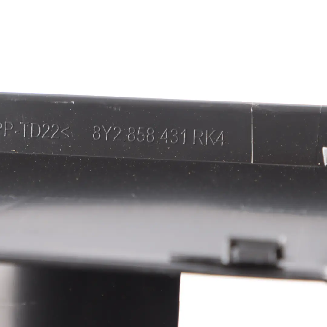 Audi S3 8Y Dashboard Air Duct Distribution Housing Trim Panel - SKU RHD-8Y2858431 - Part number 8Y2858431