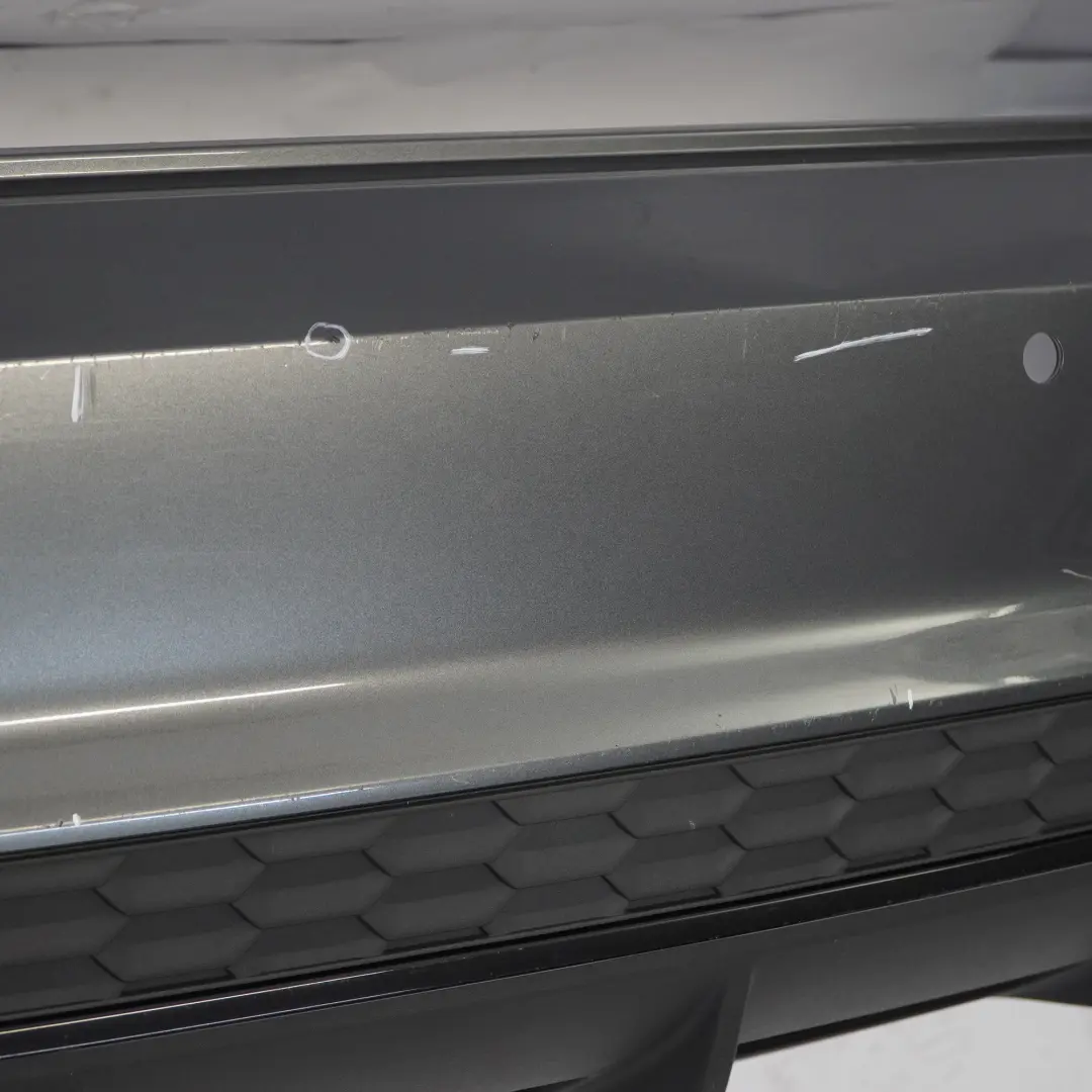 Audi S3 8Y Rear Bumper Trim Panel Covering Daytona Grey Metallic - Z7S - SKU 8Y4807067E-DGR - Part number 8Y4807067E