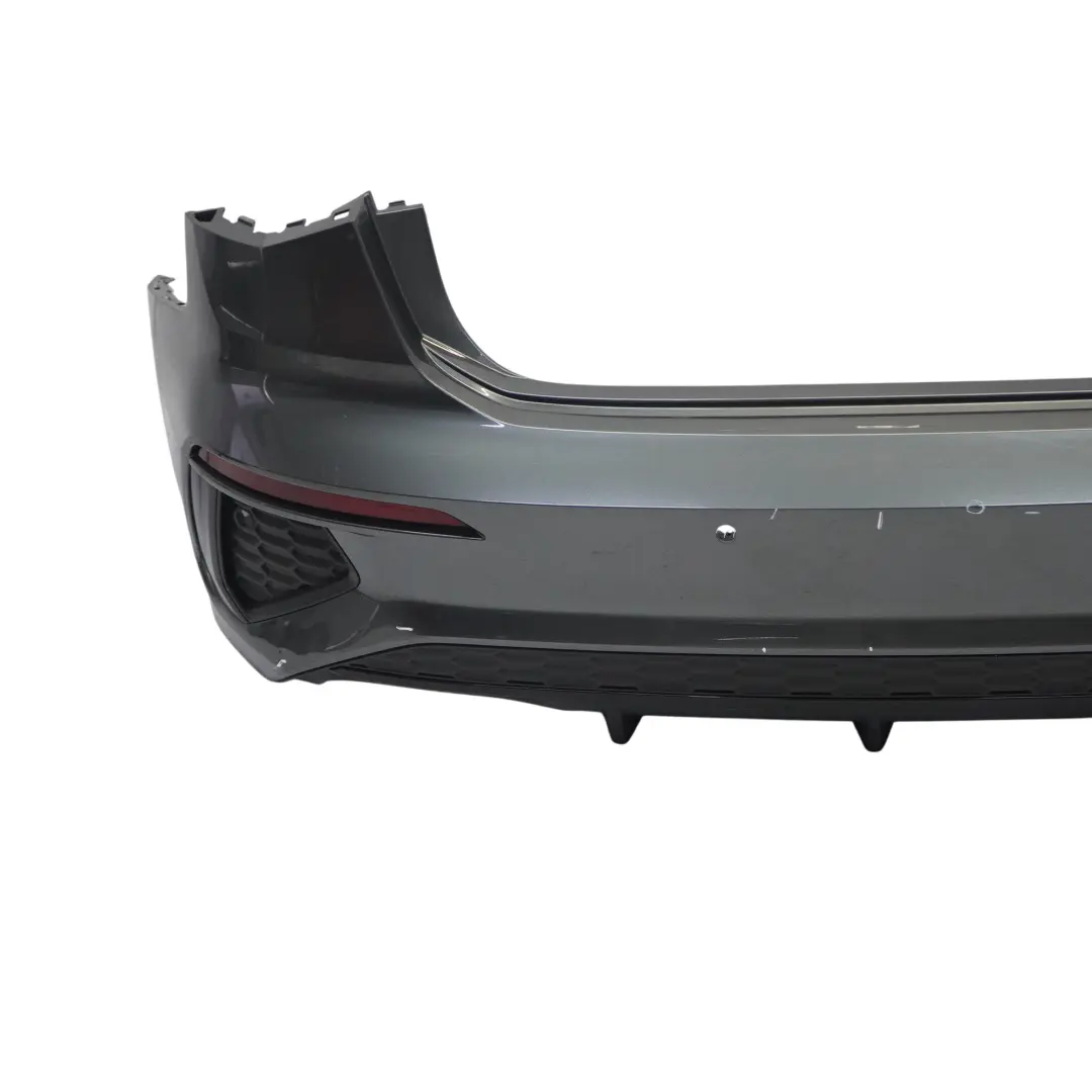 Audi S3 8Y Rear Bumper Trim Panel Covering Daytona Grey Metallic - Z7S - SKU 8Y4807067E-DGR - Part number 8Y4807067E