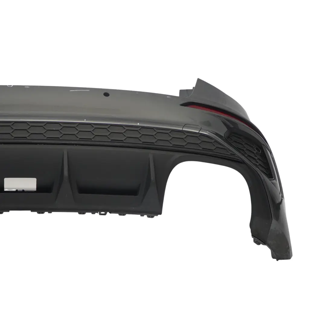 8Y Rear Bumper Trim Panel Covering Daytona Grey Metallic - Z7S to Audi S3 with Part number 8Y4807067E Audi S3 8Y Rear Bumper Trim Panel Covering Daytona Grey Metallic - Z7S - SKU 8Y4807067E-DGR - Part number 8Y4807067E
