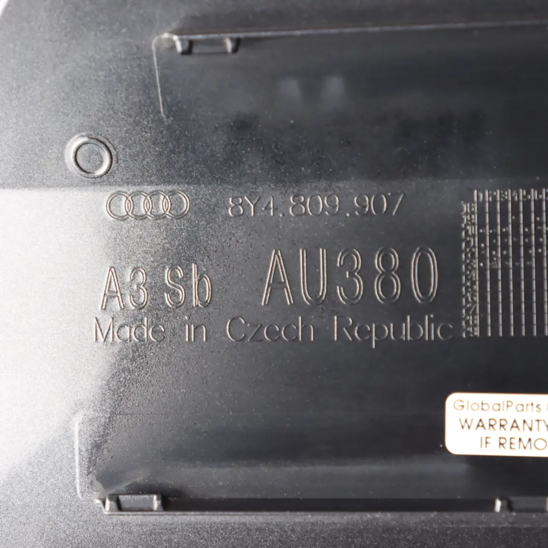 8Y Fuel Fill In Filler Flap Cap Cover Lid Daytona Grey - Z7S to Audi A3 with Part number 8Y4809907 Audi A3 8Y Fuel Fill In Filler Flap Cap Cover Lid Daytona Grey - Z7S - SKU 8Y4809907-DGR - Part number 8Y4809907