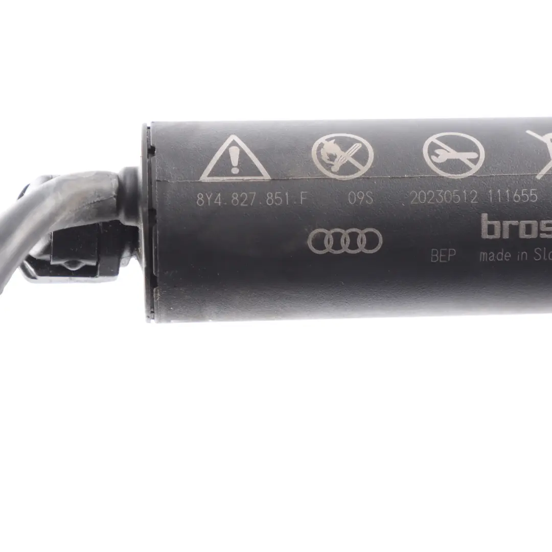 8Y Electric Tailgate Strut Lift Support Left Right N/O/S to Audi A3 S3 with Part number 8Y4827851F Audi A3 S3 8Y Electric Tailgate Strut Lift Support Left Right N/O/S - SKU 8Y4827851F - Part number 8Y4827851F