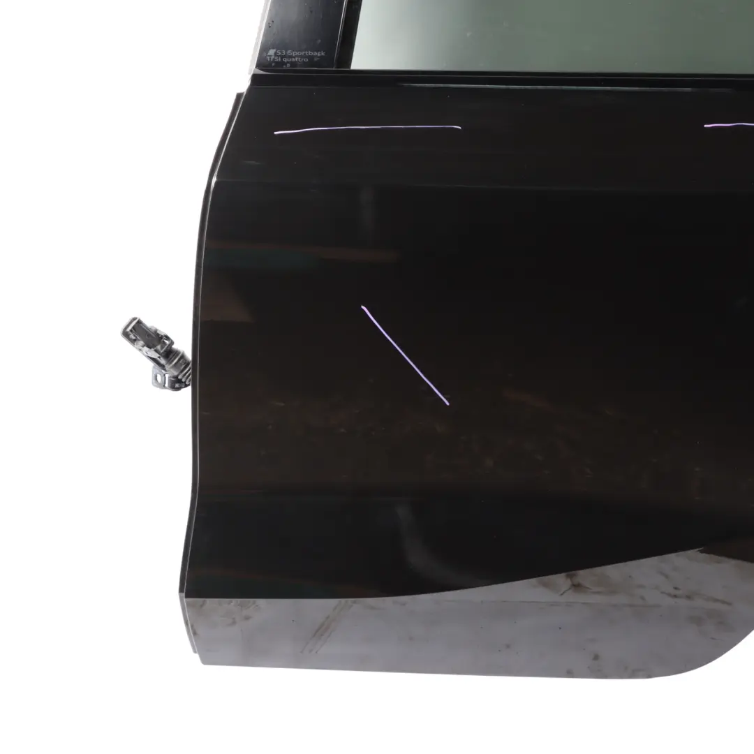 8Y Sportback Door Rear Left N/S Mythical Black Metallic - Y9T to Audi A3 S3 with Part number 8Y4833051A Audi A3 S3 8Y Sportback Door Rear Left N/S Mythical Black Metallic - Y9T - SKU 8Y4833051A-MYB - Part number 8Y4833051A