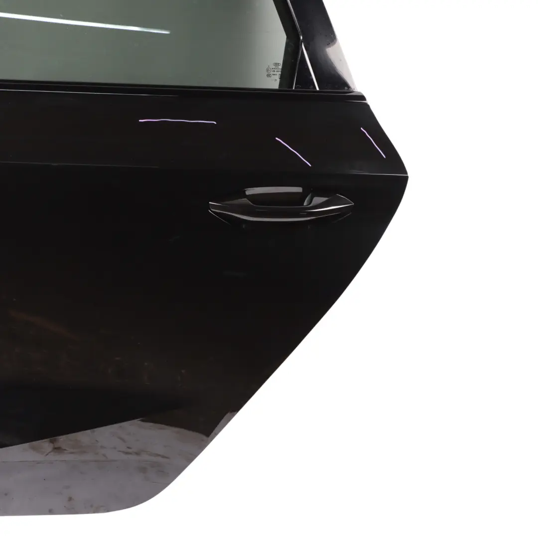 Audi A3 S3 8Y Sportback Door Rear Left N/S Mythical Black Metallic - Y9T - SKU 8Y4833051A-MYB - Part number 8Y4833051A