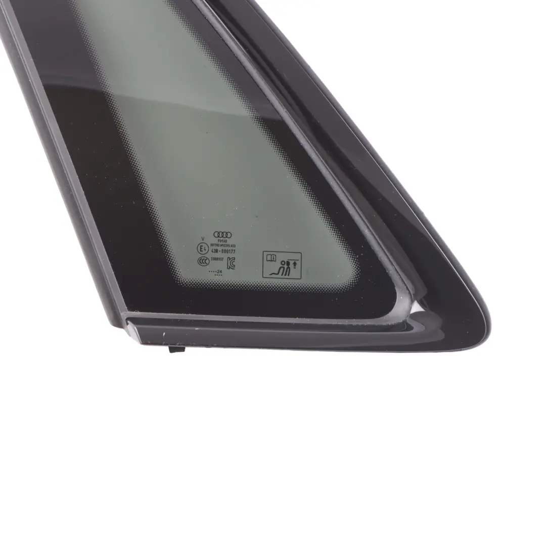 8Y Window Quarter Glass Side Rear Left N/S AS3 Black to Audi S3 with Part number 8Y4845297L Audi S3 8Y Window Quarter Glass Side Rear Left N/S AS3 Black - SKU 8Y4845297L - Part number 8Y4845297L