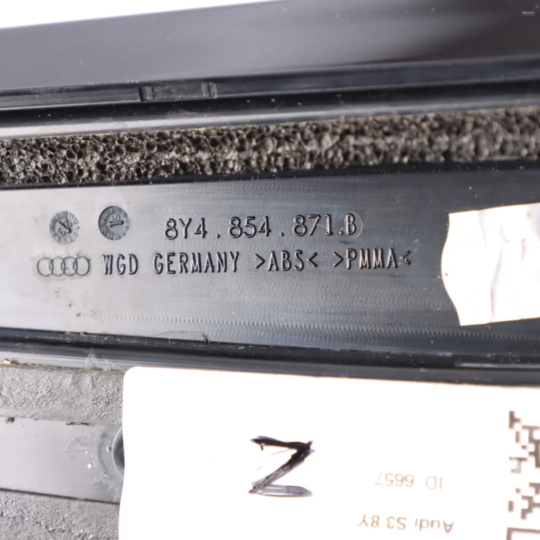 Audi S3 8Y Boot Tailgate Rear Left Side N/S Trim Panel Cover - SKU 8Y4854875B - Part number 8Y4854875B