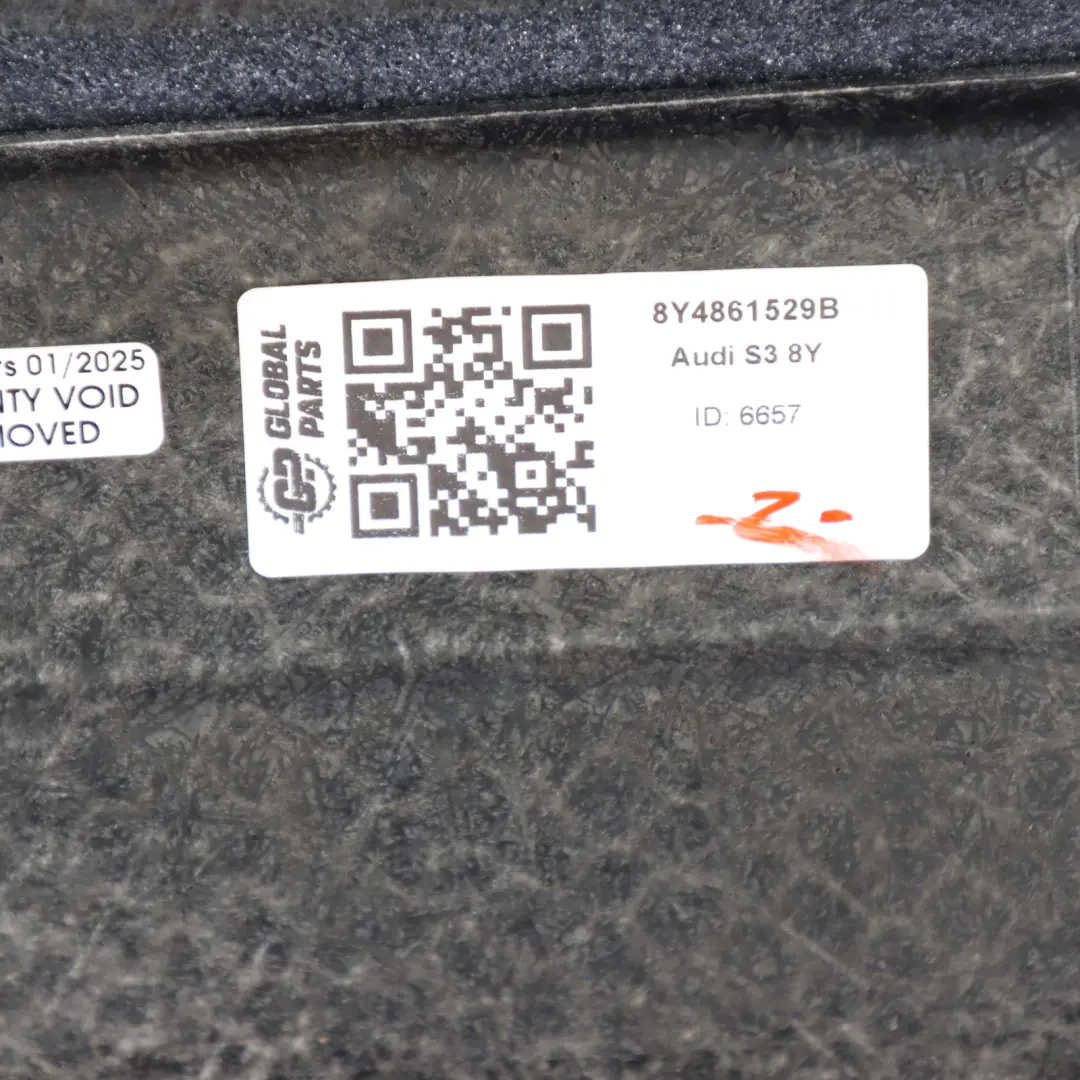 8Y Podłoga Wykładzina Bagażnika Tył Tylna do Audi A3 S3 o numerze 8Y4861529B Audi A3 S3 8Y Podłoga Wykładzina Bagażnika Tył Tylna - SKU 8Y4861529B - Numer Części 8Y4861529B